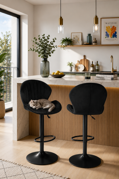 Chaise de bar réglable Berlin – Lot de 2