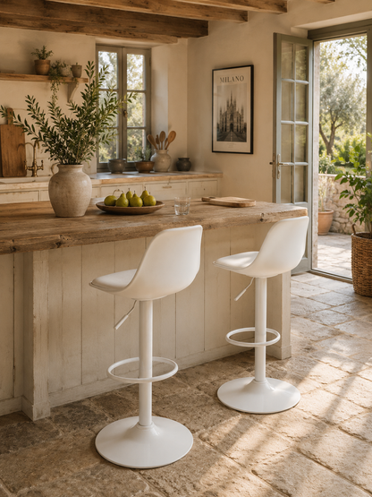 Chaise de bar réglable Milan – Lot de 2