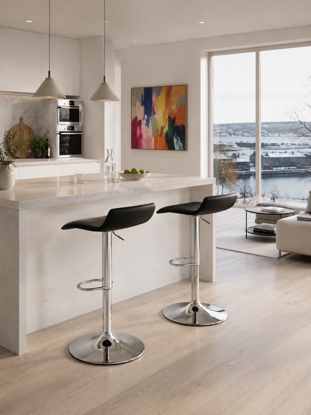 Chaise de bar réglable Oslo – Lot de 2