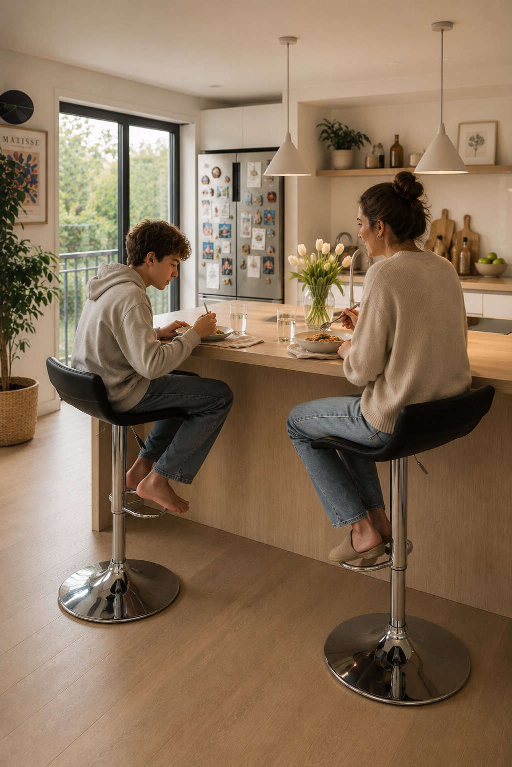 Chaise de bar réglable Oslo – Lot de 2