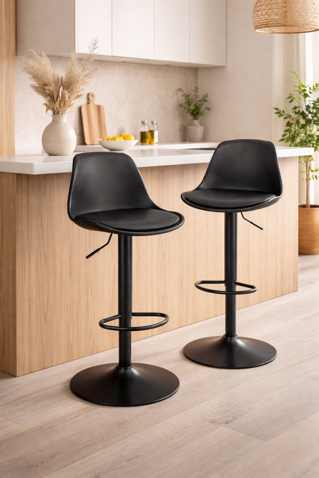 Chaise de bar Milan – Lot de 2