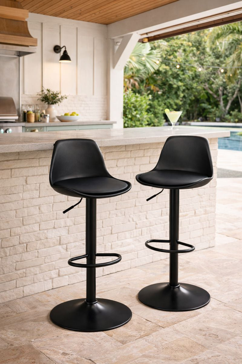 Chaise de bar Milan – Lot de 2