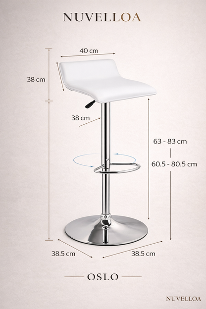 Chaise de bar Oslo – Lot de 2