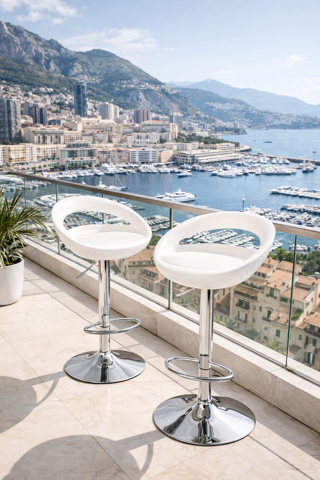 Chaise de bar Monaco – Lot de 2